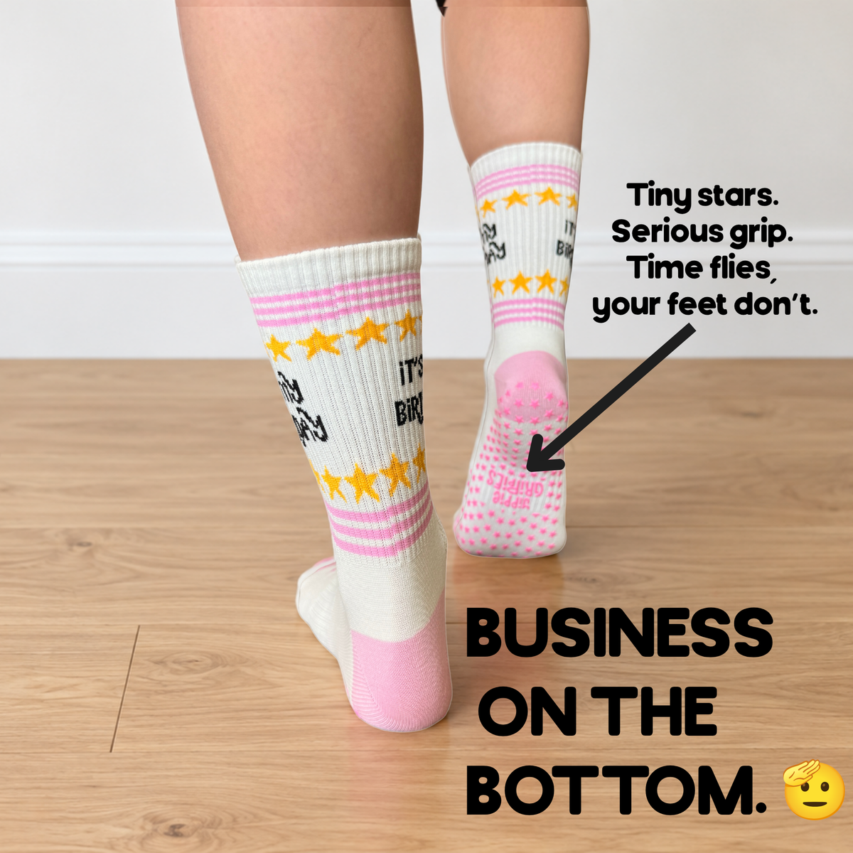 Go Shawty, It's Your Birthday! Grip Socks